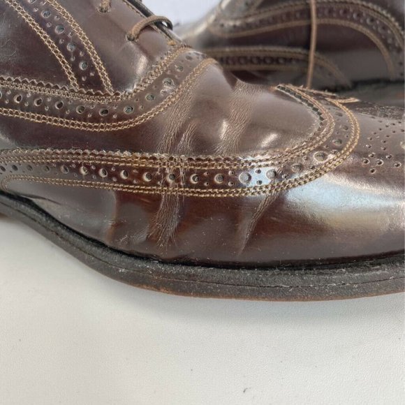 Florsheim Mens Oxford Dress Shoes Brown Almond Toe main image 10